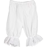Little Zazzy Baby Girls White Pantaloon Pettipants Bloomer Under-Pants