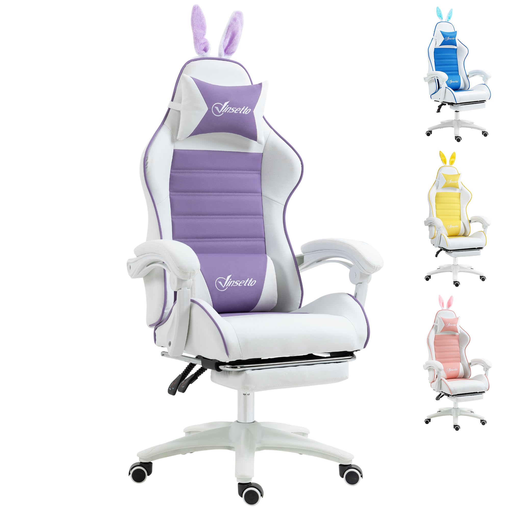 Vinsetto Gaming Chair Rabbit E...