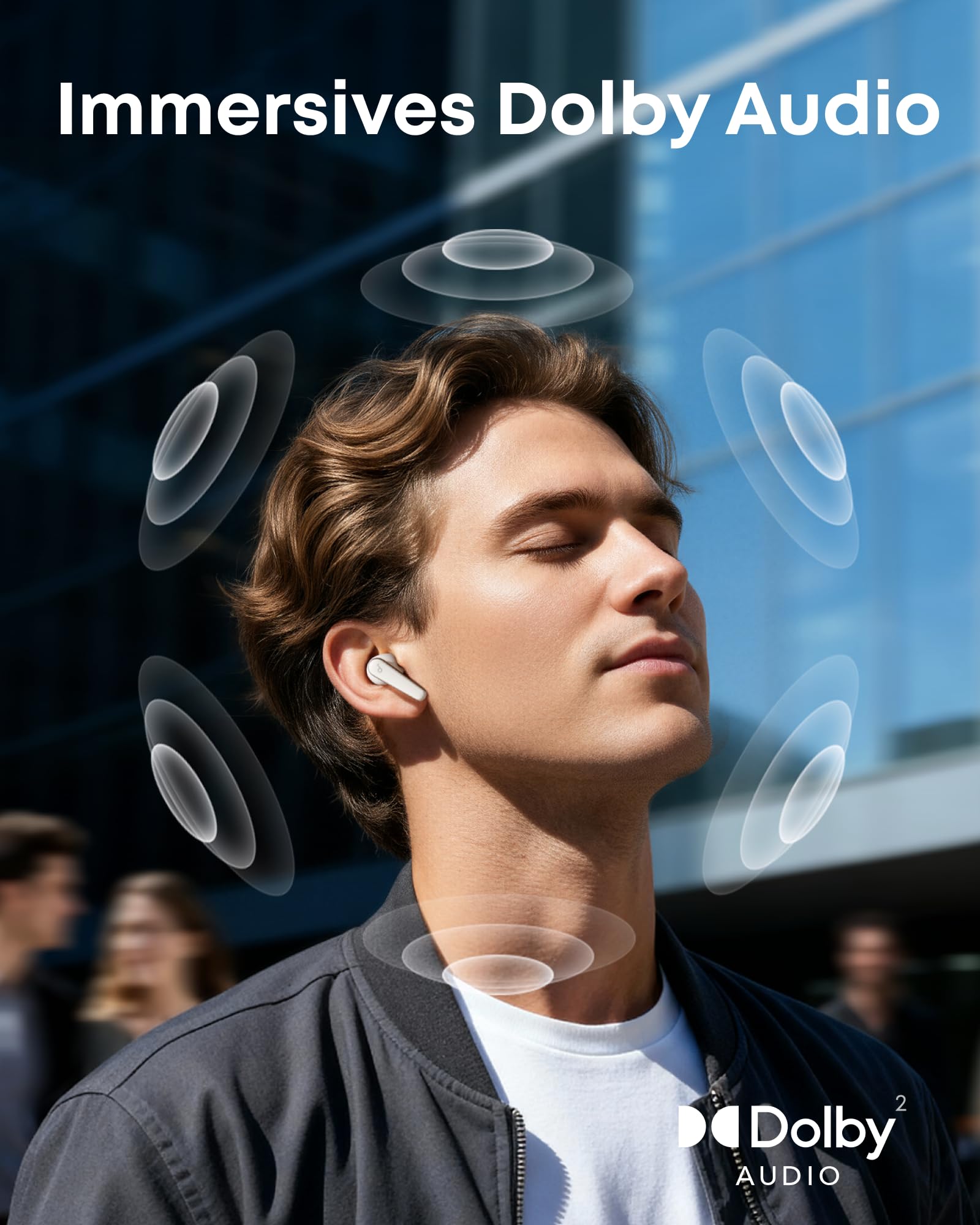 soundcore Liberty 5 by Anker, kabellose Earbuds mit Noise Cancelling, 2X stärkere Stimmreduktion, ANC in Echtzeit, Schnellladen, Dolby Audio, klare KI-Telefonate mit 6 Mics, Lange Akkulaufzeit 4