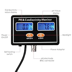 pH/EC Conductivity Meter with ATC Water Quality