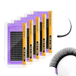 NAGARAKU 5 Trays Eyelash Extensions Individual