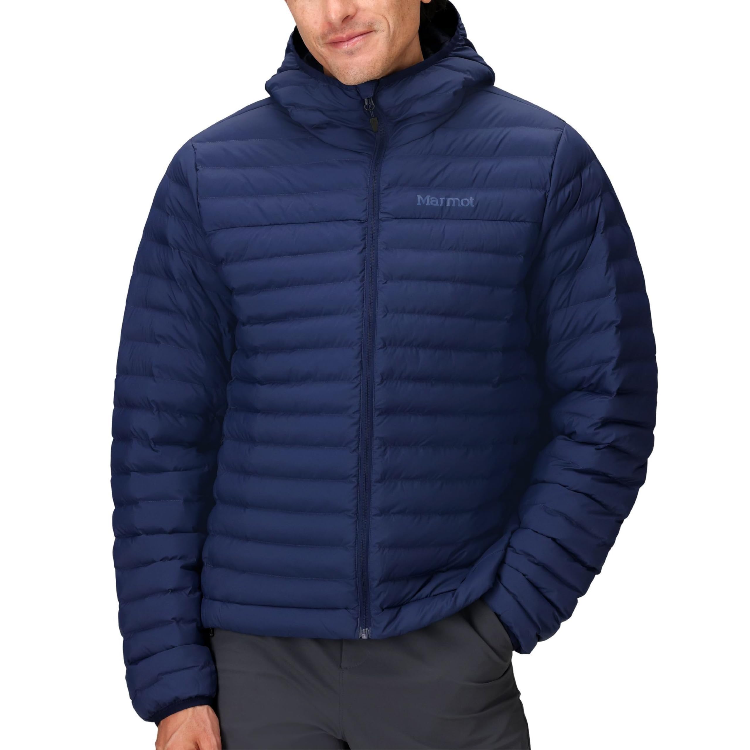 MARMOT Men’s Echo Featherless Hoody – Hooded Lightweight Down-Alternative Jacket, Arctic Navy, X-Large