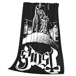 Slfkrog Ghost Flannel Throw Blanket for Couch and