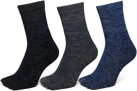 Amazon Co Jp アスカ 5本指ソックス 綿100 ハーフ丈 メンズ レディース 5本指靴下 五本指 ソックス 靴下 綿 厚手 作業用 23 25 25 27 27 29cm 3足 6足 セット 服 ファッション小物
