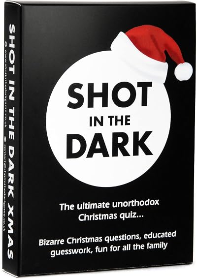 Shot in the Dark Christmas Quiz Edition – 2+ Players | Family Party Game
