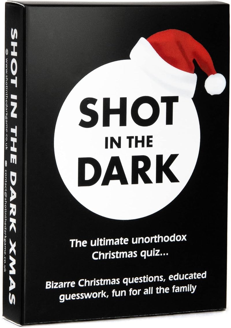 Shot in the Dark Christmas Quiz Edition – 2+ Players | Family Party Game