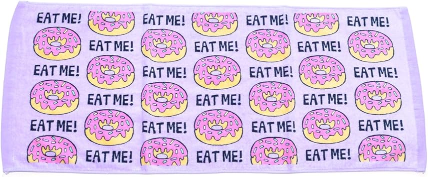 Amazon フェイスタオル キャラクター Towel 02 Donuts 4048 プリント キッズタオル オクタニコーポレーション フェイスタオル 通販