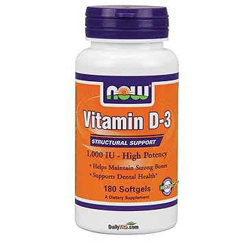 Amazoncom Now Foods Vitamin D 3 1000 Iu 180 Softgels