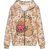 Showudesigns XS-5XL Zip Up Hoodie for Women Sweatshirt Pullover