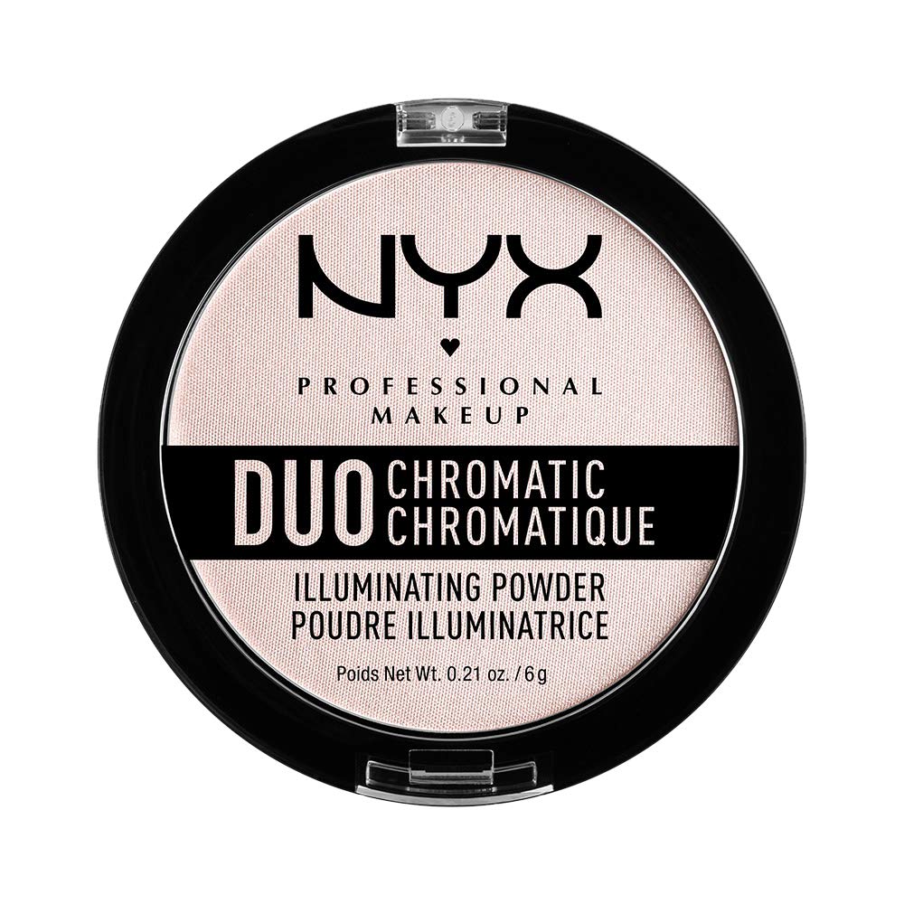 NYX Professional Makeup Duo Chromatic Illuminating Powder Highlighter - Snow Rose, 0.021 kg
