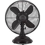 Hunter 12” Retro Table Fan in Oil-Rubbed Bronze