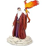 Enesco 6005063 Wizard World of Harry Potter Dumbledore with Fawkes Figurine, 10 Inch, Multicolor