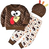 HIHA Baby Toddler Boys Thanksgiving Clothes