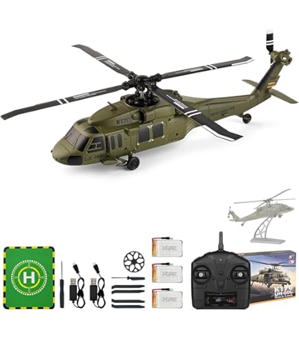 Amazon.com: PLAYBUDDY WL K170 Black Hawk RC Helicopter for Adults