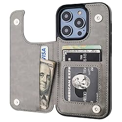 ONETOP Compatible with iPhone 14 Pro Wallet Case