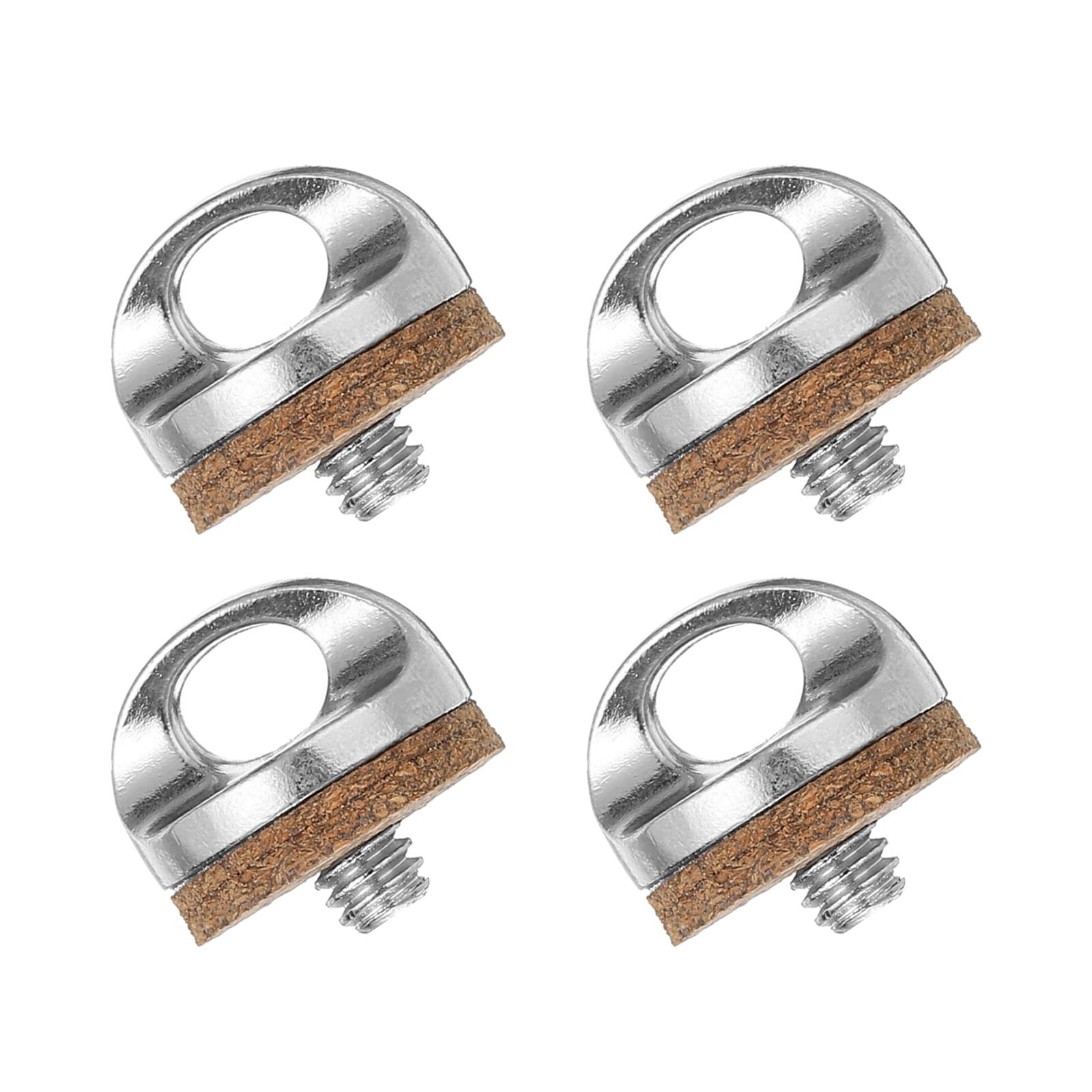PATIKIL 1/4" Camera Neck Strap Screw Holder, 4 Pack Quick Install Camera Screws with Washer for Nikon for Fujifilm for Pentax for Leica Wrist Shoulder Sling, Silver