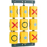 Barcaloo Tic Tac Toe Spinner Wheel - Playground Equipment Accessory | For Outdoor Jungle Gym or Swing Set, Spinning Panel Design, Weatherproof Construction, Backyard Playset Accessory