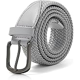 AWAYTR Boys Elastic Braided Belt - Pin Buckle Stretch Golf Baseball Belt for Boys and Girls Aged 4-12 Years