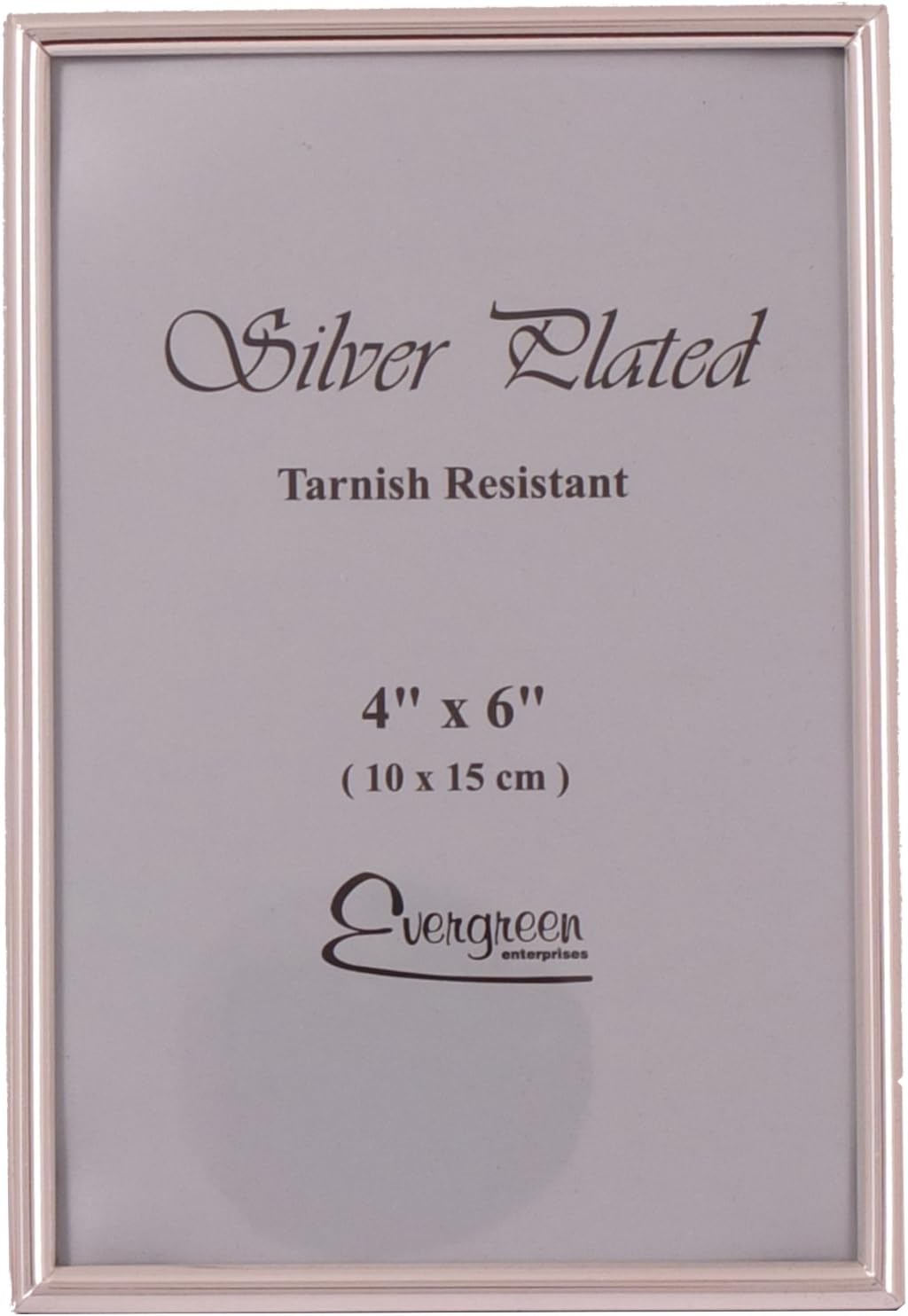 Evergreen Frame, Silver Plated, 4x6 [10x15cm]