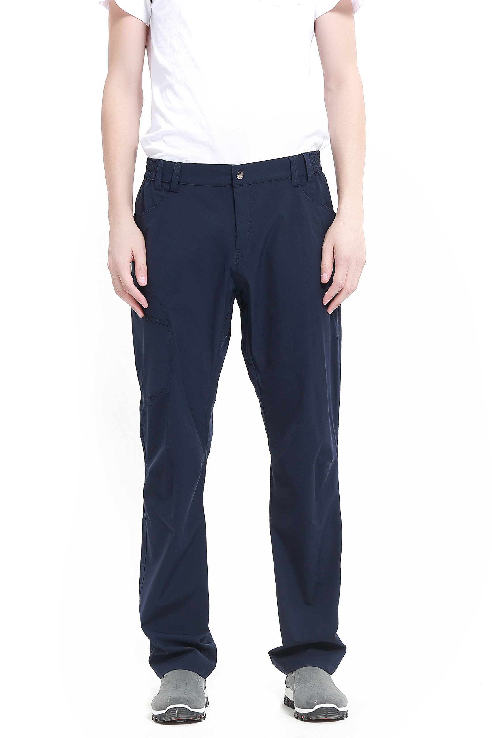 Diamond Candy Lightweight Waterproof Hiking Mountain Pants men\'s Outdoor Deep Blue Large