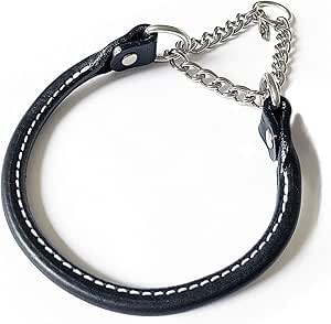 Rolled martingale dog collar Clearance
