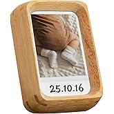 Solid Teak Wood Picture Frame - Perfect Fit with Instax Mini Film, Lose Fit for 2x3 Wallet Photo, Tabletop & Wall Display, Rustic Tiny Photo Frame (with Mat), Vertical or Horizontal