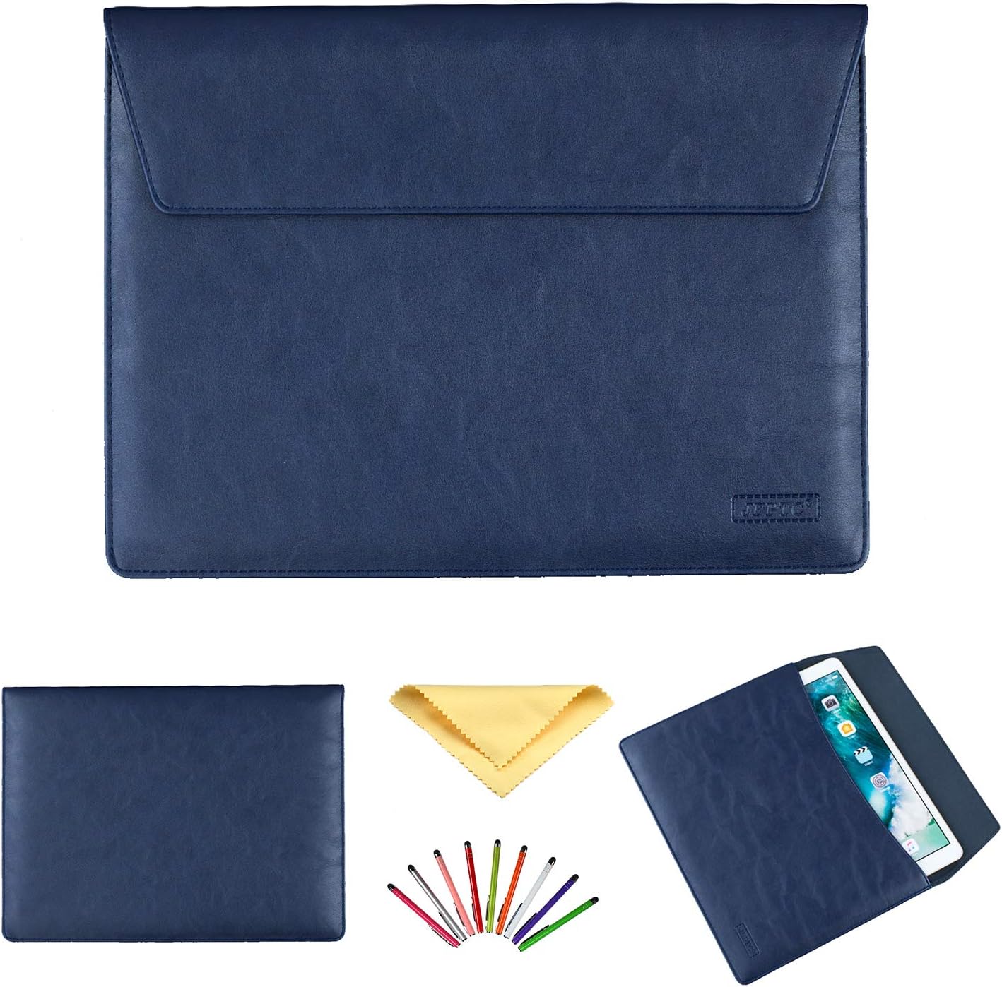 Uliking 9.7-10.5 Inch Tablet Sleeve Bag Case Cover for iPad 10.2" 8th/7th Gen (2020/2019) iPad Pro 10.5/ iPad 9.7/iPad Air 1/Air 2/Air 3/Galaxy Tab A 10.1" (SM-T510/T290/T580/P580), Fire HD 10, Blue