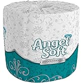 Angel Soft Standard Toilet Paper, 2-Ply, White, 450 Sheets/Roll, 40 Rolls/Carton (16840)