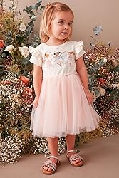 Toddler Girls Pink Dress Fairy Fluffy Tulle Dresses