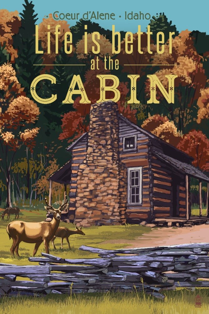 Amazon Com Coeur D Alene Idaho Life Is Better At The Cabin