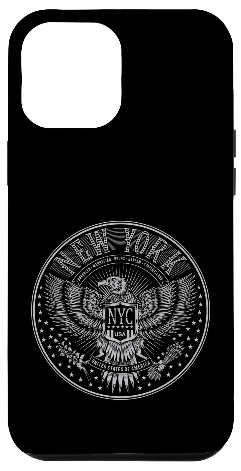 iPhone 14 Pro Max New York City Tee Shirts, USA Seal T-shirt, New York City Case