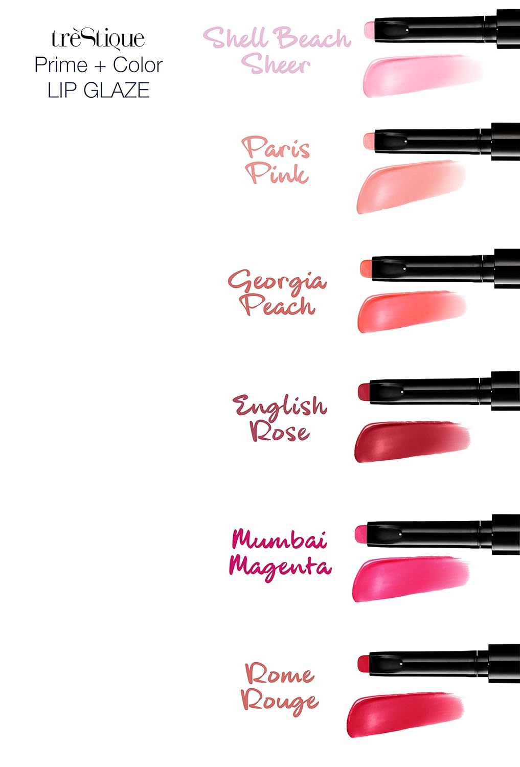 trèStiQue Lipstick, Lip Color Stick, Gloss & Shine: Premium Beauty