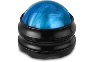 YESMET Massage Ball, Massage Roller Ball, Roller Ball Massager for Sore Muscles Pain Relief, Relax Full Body Massage Tools for Shoulders, Neck, Back, Feet, Deep Tissue, Joint Pain (Blue)