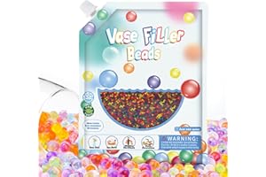 MADETOP 300,000Pcs Floral Bead for Centerpieces Rainbow Vase Filler Beads for Soilless Planting, Fragrance Diffusion, Floating Candle Holding,Non-Toxic Beads for Wedding Centerpiece,Floral Decorations