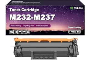 M232-M237 Black Toner Cartridge Replacement (with Chip) for HP M232-M237 M232e-M237e Printers High Yield 1400 Pages