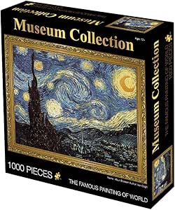 LWY 1000 Piezas de Rompecabezas, Cielo Estrellado / Albaricoque Flor