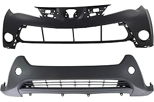 Garage-Pro Bumper Cover Set Compatible with 2013-2015 Toyota RAV4 LE Models North America Built, Front Upper and Lower