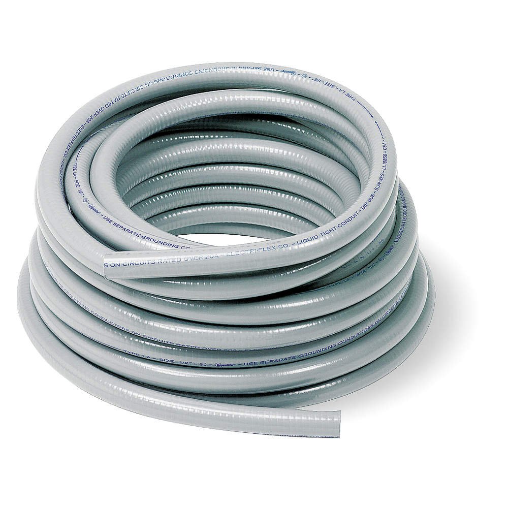 LiquidTight Conduit, 3/4 In x 100ft, Gray Conduit Fittings Amazon