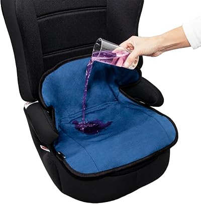 Lynmark Booster Seat Protector Navy Velvet Waterproof Cover for Car Seats