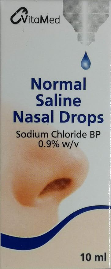 saline solution drops