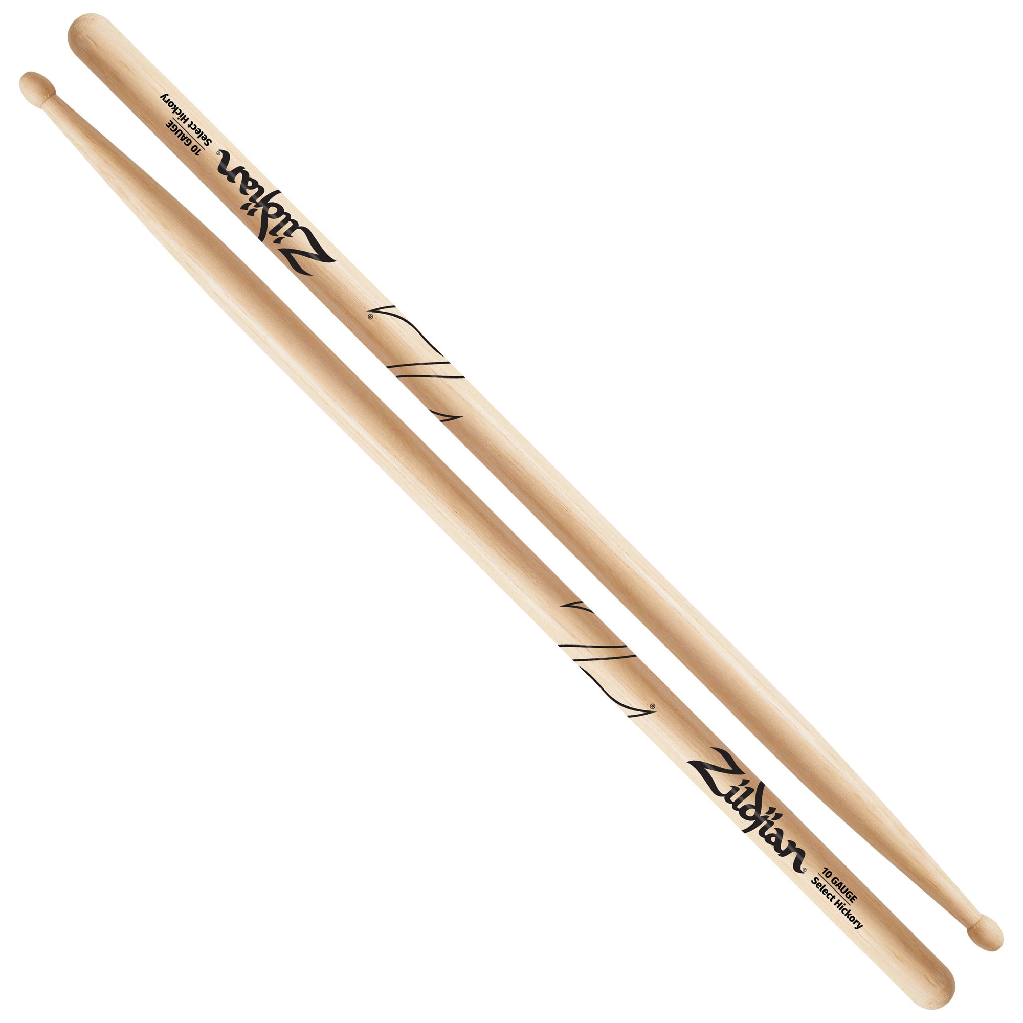 Zildjian ZGS10 Gauge Series Hickory Drumsticks - 10 Gauge