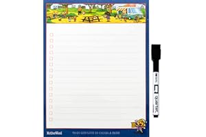 MotherWord To Do Magnetic Tile, Includes Quartet Marker & Eraser, 9" x 7", Bilingual (MWTD-708)