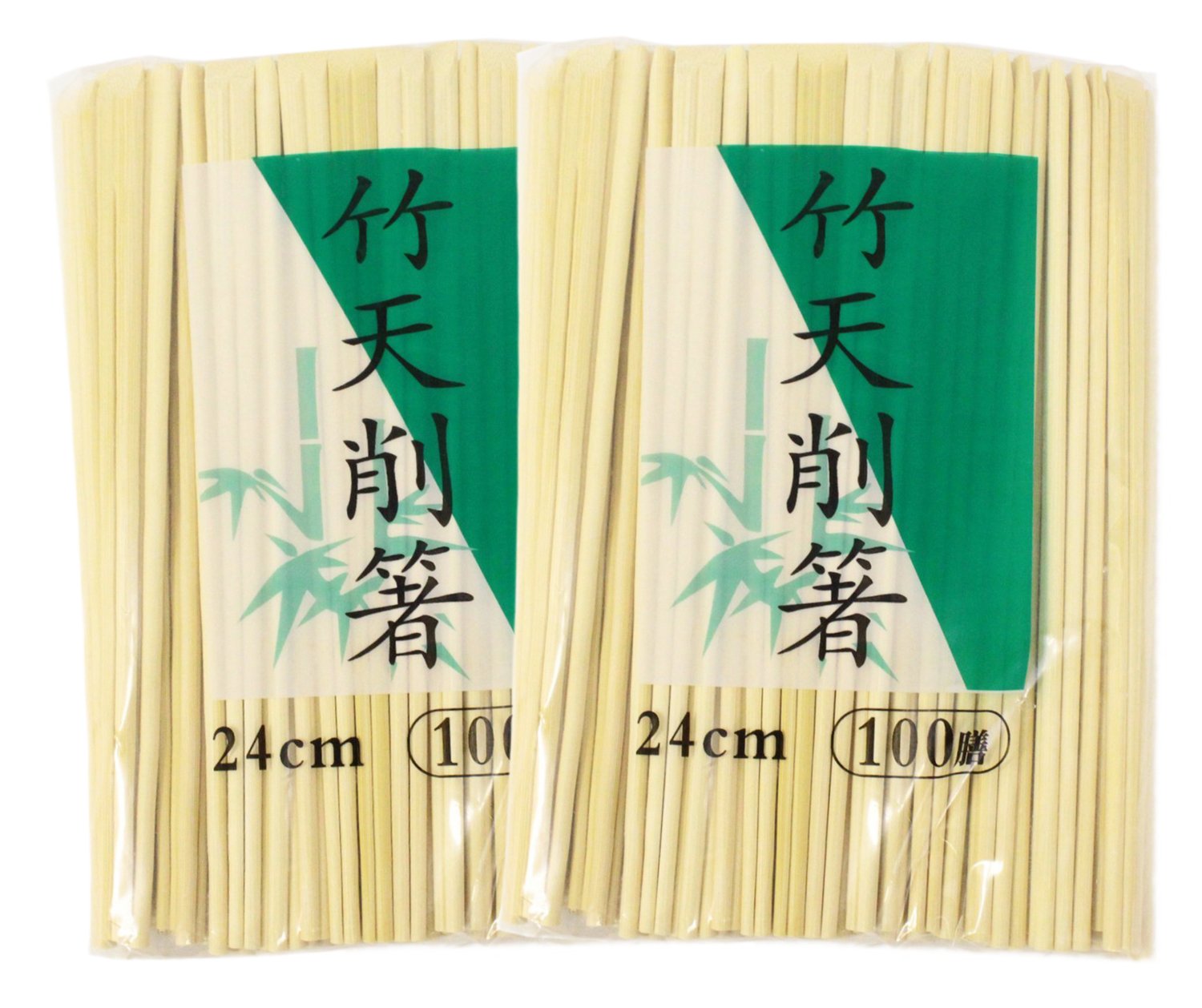 中村(Nakamura) 割り箸 竹 天削箸 100膳入 2セット 24cm 計200膳商品画像