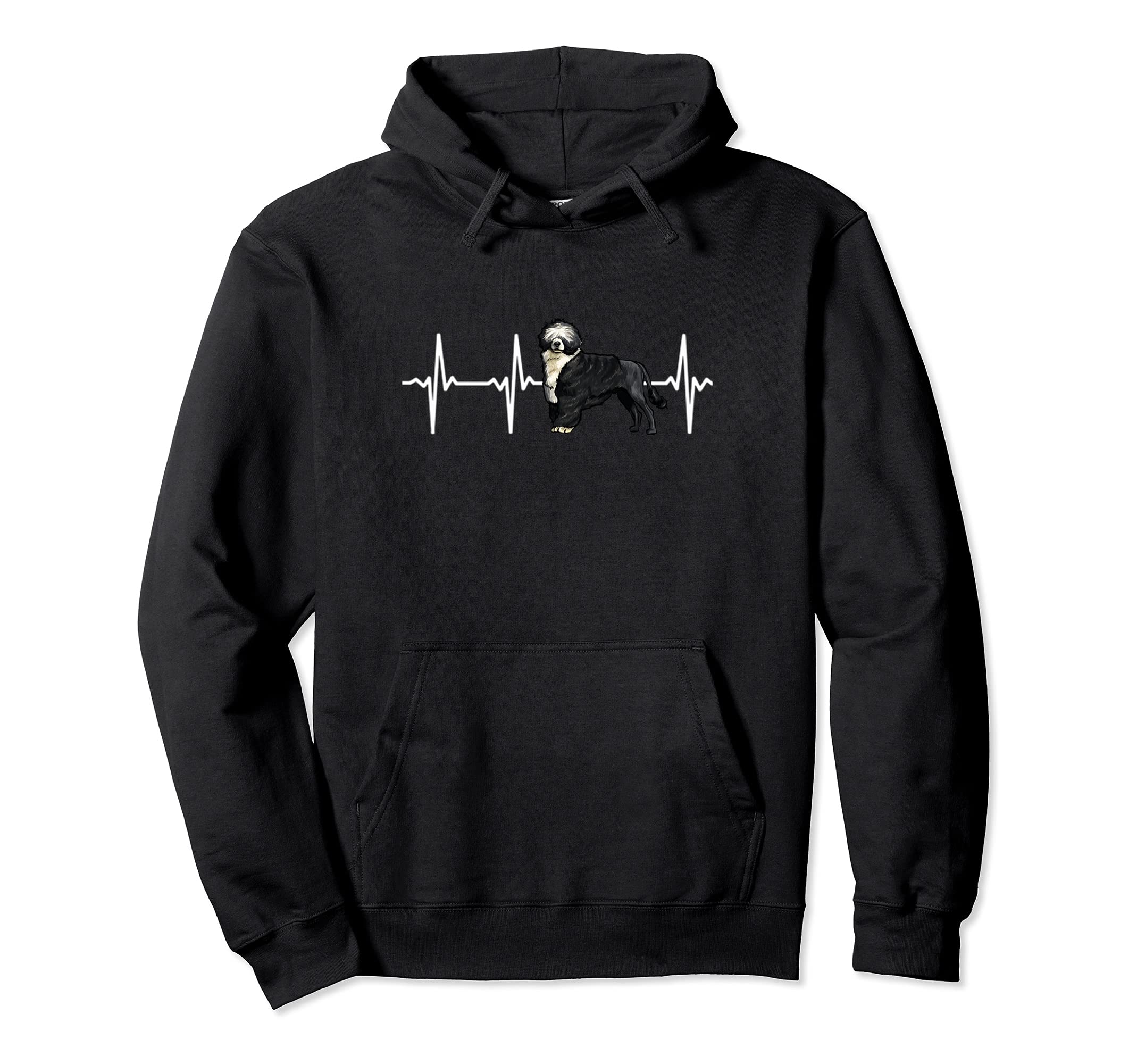 Portuguese Water Dog Heartbeat Love My Dog Pullover Hoodie