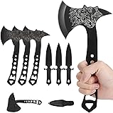 Throwing Axe and Tomahawk 3 Pack Protective Nylon