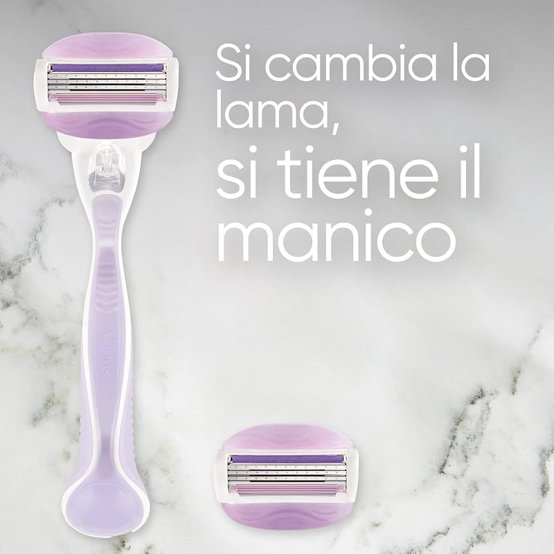 Comfortglide Breeze Rasoio Donna, 6 Lamette di Ricambio — foto 5 di 5