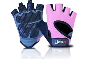 LIONCO Workout Gloves for Men Women,Weight Lifting Gloves with Breathable Gel Padded Excellent Grip for Gym Exercise,Cycling,Weightlifting,Fitness Training,Pull Ups and Climbing and Rowing