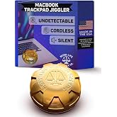 Mac Trackpad Mouse Jiggler for MacBook, Silent Undetectable Mouse Mover | Apple Laptops Only, Not for Windows Dell, No Software, Automatic Shaker, 12-Month AA Battery, Made in USA, Touchpad Wiggler