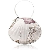 Braiou Hard Travel Case for Silicone Bras [A-C Cup] Premium Nubra Organizer Portable Lingerie Underwear Storage Bag (Map)