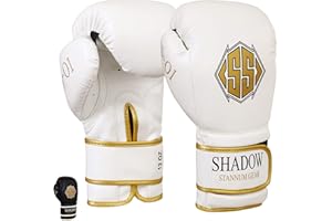 SS Gear Boxing Gloves for Sparring, Muay Thai MMA Kickboxing, Heavy Training, Fighting - PU Leather Boxing Gloves for Men and
